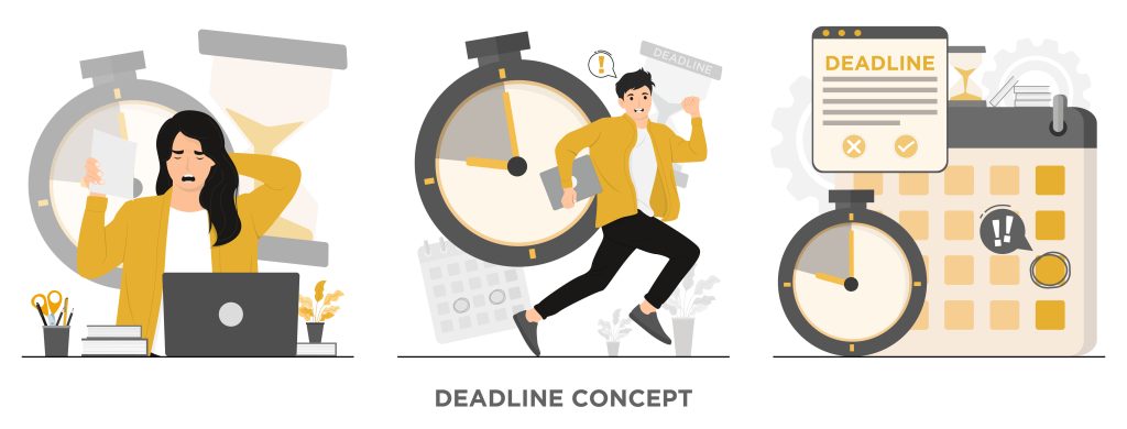 What happens when one fails to meet the deadline?