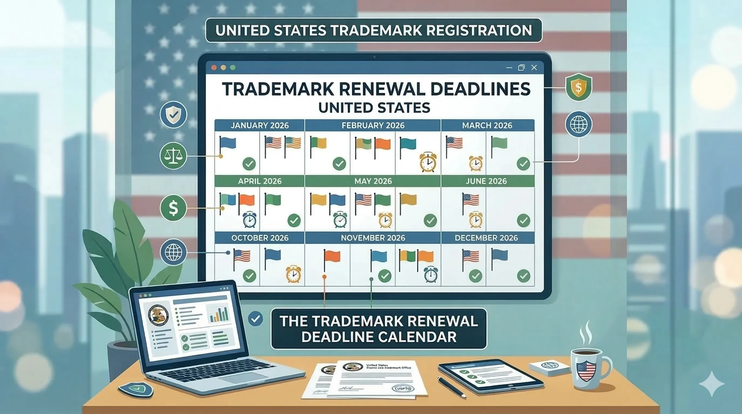united states trademark registrations and law The Trademark Renewal Deadline Calendar