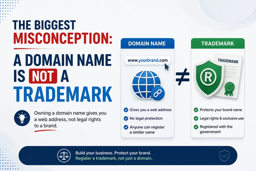 A Domain Name Is Not a Trademark